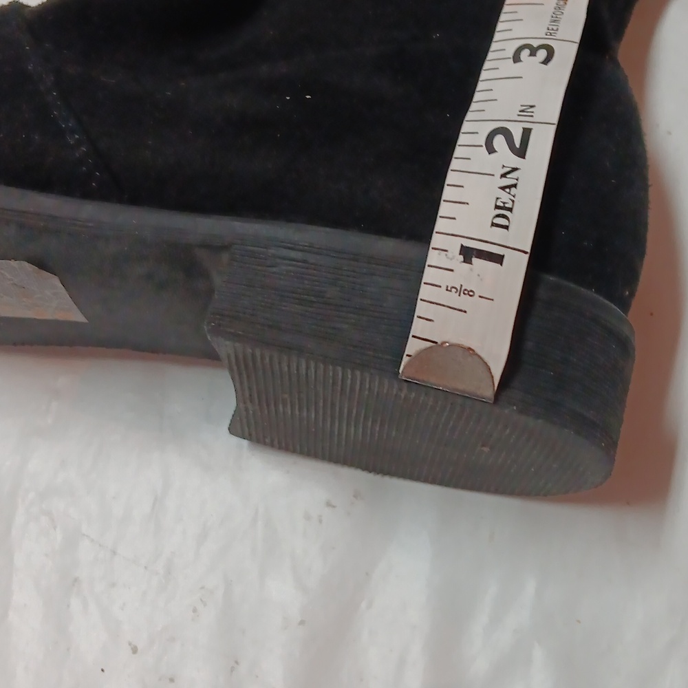 Wild Diva Women's Black Faux Suede Over-the-Knee Boots Size 7 - Picture 11 of 11